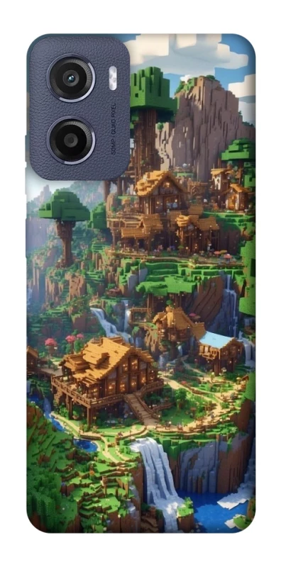 Чохол на Motorola Moto G05 Minecraft universe фото 1 з 1