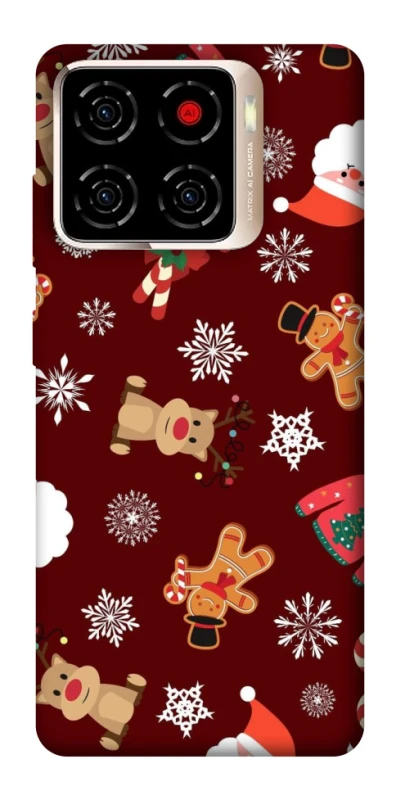 Чехол на ZTE Blade A56 Новогодний v6 фото 1 из 1