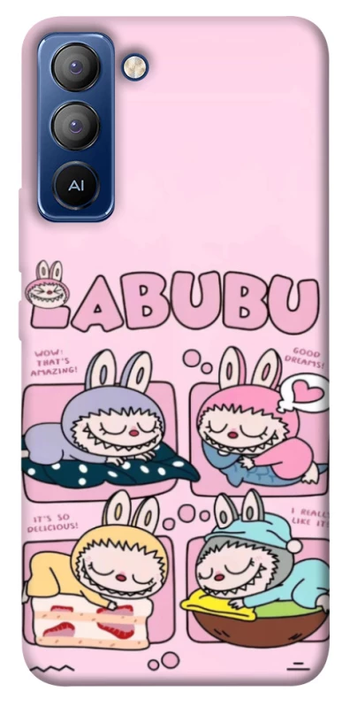 Чохол на TECNO Pop 5 LTE Labubu Dreams Collage фото 1 з 1