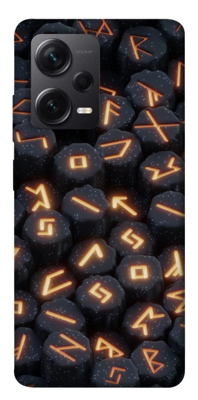 Чехол на Xiaomi Redmi Note 12 Pro 5G Огненые руны фото 1 из 1