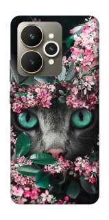Чохол на Realme 15 Кіт в квітах фото 1 з 1