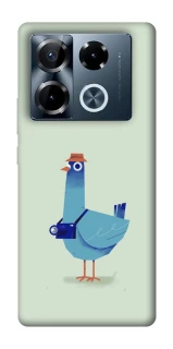 Чохол на Infinix Note 40 Pro 4G Голуб-детектив фото 1 з 1