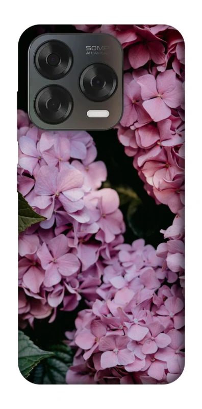 Чохол на ZTE Blade V70 Design Рожеві гартензії фото 1 з 2