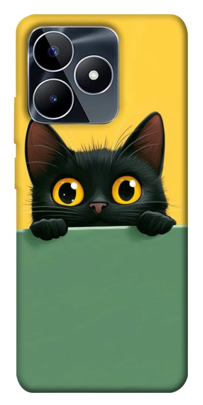 Чохол на Realme C53 Black cat v2 фото 1 з 1