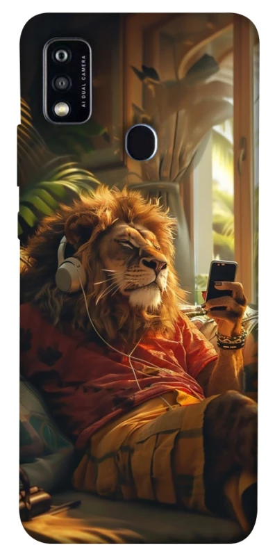 Чохол на ZTE Blade A51 Лев v2 фото 1 з 1