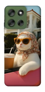 Чохол на Motorola Moto G56 5G Stylish Cat Cruise фото 1 Чохол на Motorola Moto G56 5G Stylish Cat Cruise фото 1 з 1