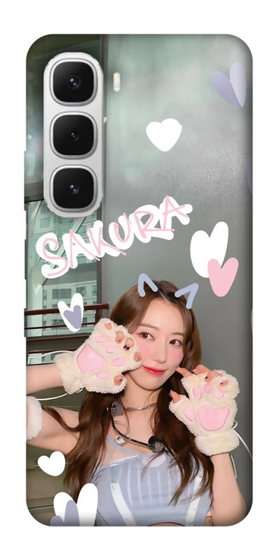 Чохол на Infinix Hot 60i Sakura - LE SSERAFIM фото 1 з 1