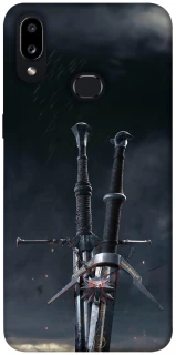 Чехол на Samsung Galaxy A10s Мечи Ведьмака фото 1 из 1