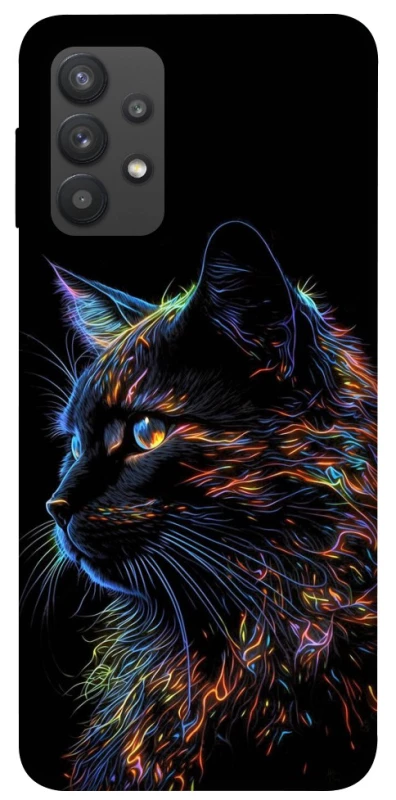 Чохол на Samsung Galaxy A32 (A325F) 4G Чорний кіт фото 1 з 1