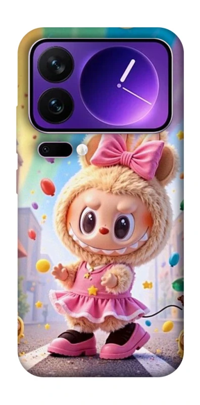 Чохол на Xiaomi 17 Pro Max Labubu rainbow фото 1 з 1