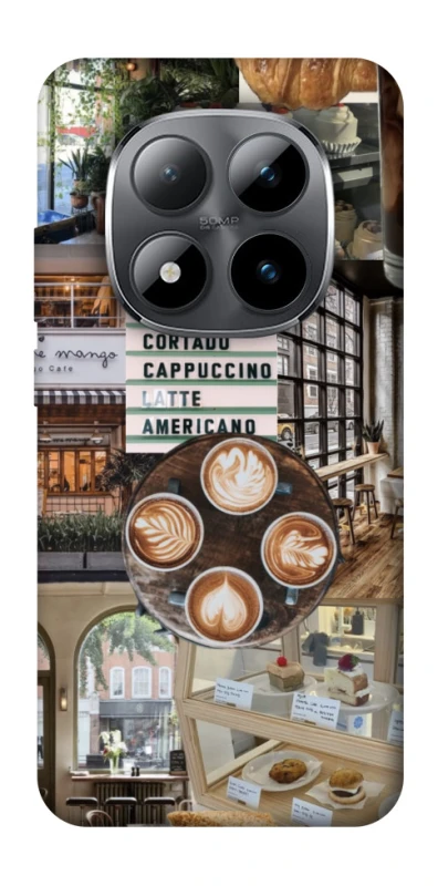 Чохол на Xiaomi Redmi Note 15 Pro 5G Coffee collage ver.5 фото 1 з 1