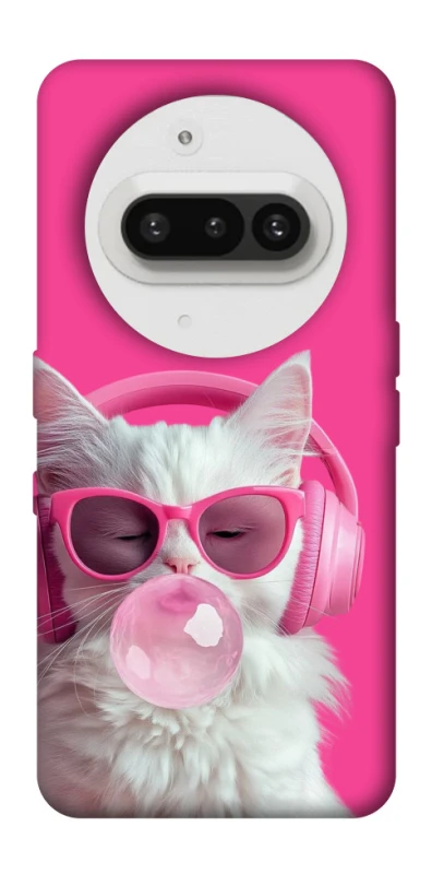 Чохол на Nothing Phone (3a) Pink kitty фото 1 Чохол на Nothing Phone (3a) Pink kitty фото 1 з 1
