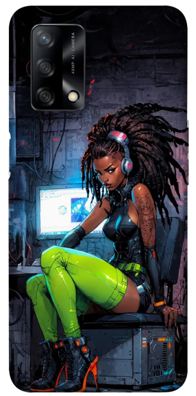 Чохол на Oppo A74 4G Cyber girl фото 1 з 1