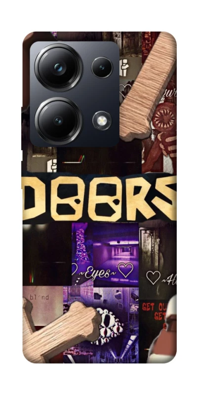 Чохол на Xiaomi Poco M6 Pro 4G Roblox doors dark mode фото 1 з 1