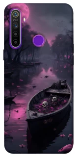 Чехол на Realme 5 Boat and flamingo фото 1 из 1
