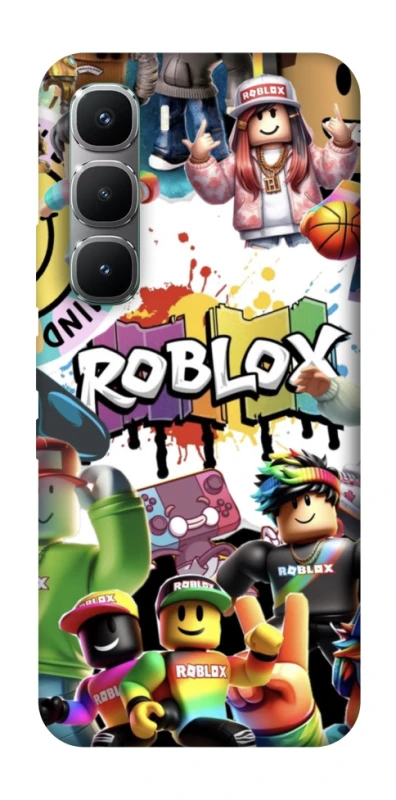 Чехол на Infinix Hot 60 Pro Roblox Characters Collage фото 1 из 1
