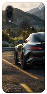 Чехол на Xiaomi Redmi Note 7 / Note 7 Pro / Note 7s Car in the mountains фото 1 из 1