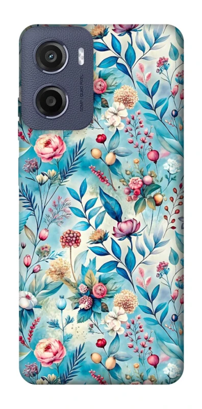 Чохол на Motorola Moto E15 Floral design ver.5 фото 1 з 1