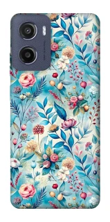 Чехол на Motorola Moto E15 Floral design ver.5 фото 1 из 1