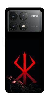 Чехол на Xiaomi Poco F6 Pro Berserk Red Logo фото 1 из 1