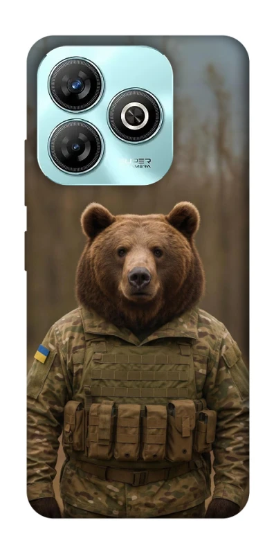 Чохол на ZTE Blade A75 4G Ведмідь захисник фото 1 з 1