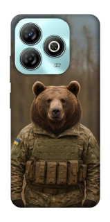 Чохол на ZTE Blade A75 4G Ведмідь захисник фото 1 з 1