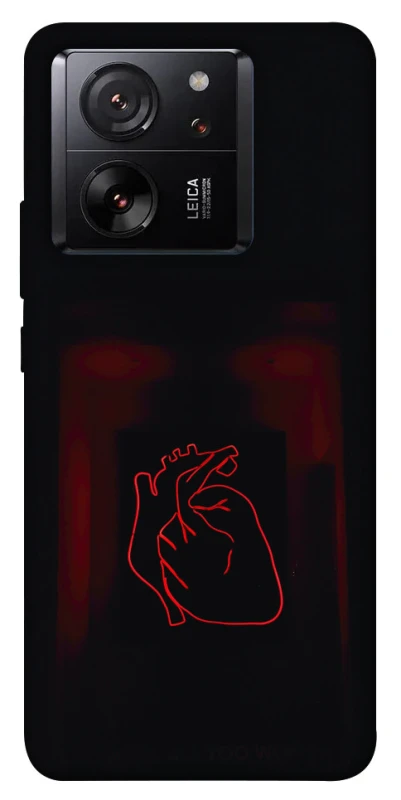 Чехол на Xiaomi 13T Pro Красное сердце фото 1 из 1