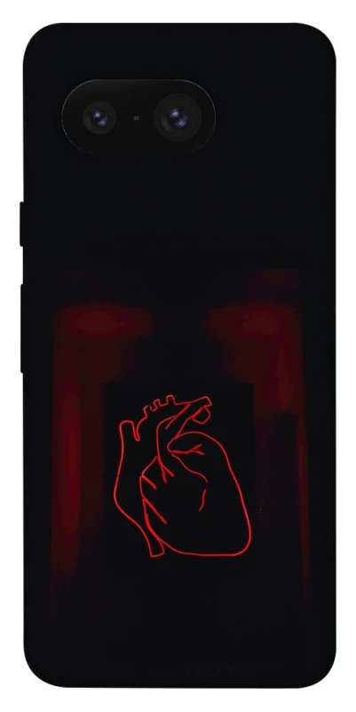 Чехол на Google Pixel 8 Красное сердце фото 1 из 1