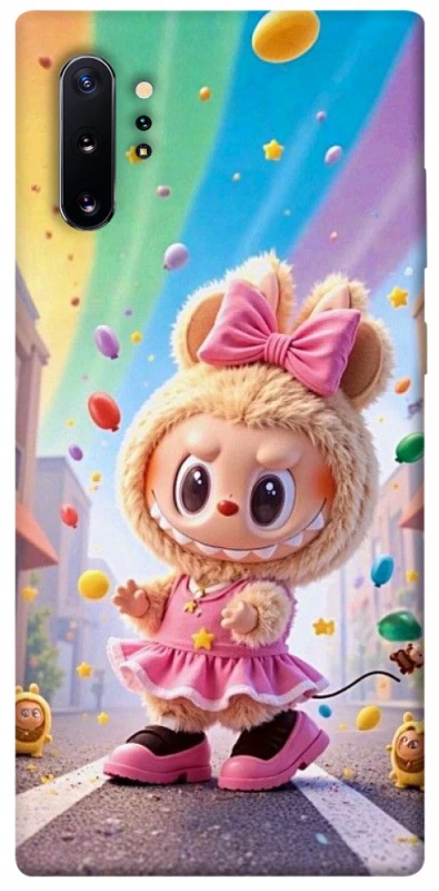 Чохол на Samsung Galaxy Note 10 Plus Labubu rainbow фото 1 з 1