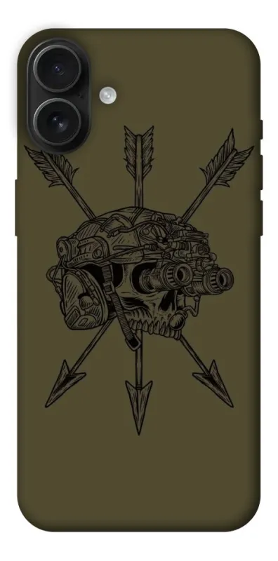 Чохол на Apple iPhone 16 Plus Mil skull фото 1 з 1