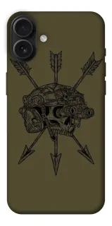 Чехол на Apple iPhone 16 Plus Mil skull фото 1 из 1