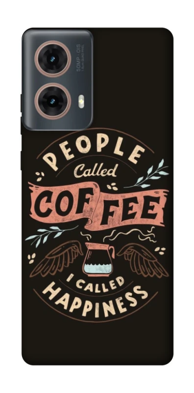 Чохол на Motorola Moto G85 Сoffee happiness фото 1 з 1
