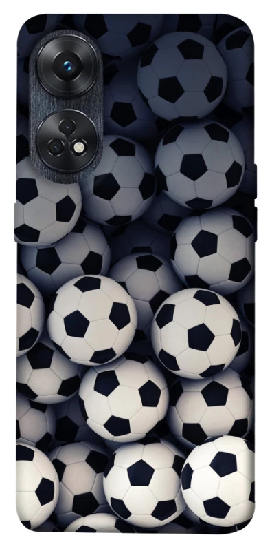 Чохол на Oppo Reno 8T 4G Футбольні м'ячи фото 1 з 1