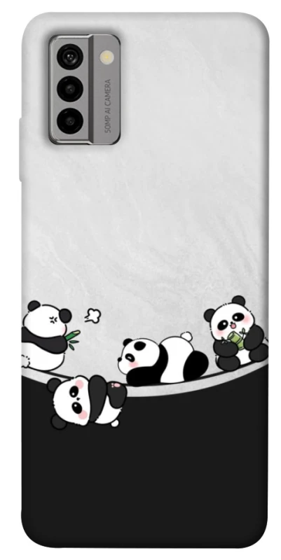 Чохол на Nokia G22 Four pandas фото 1 з 1