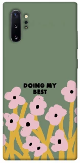 Чехол на Samsung Galaxy Note 10 Plus Doing my best фото 1 из 1
