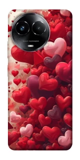 Чохол на Realme C67 4G Many hearts фото 1 з 1