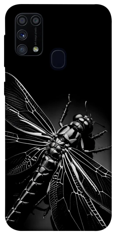 Чохол на Samsung Galaxy M31 Black dragonfly фото 1 з 1