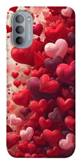 Чохол на Motorola Moto G31 Many hearts фото 1 з 1