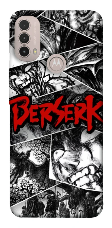 Чохол на Motorola Moto E40 Berserk collage ver.2 фото 1 з 1