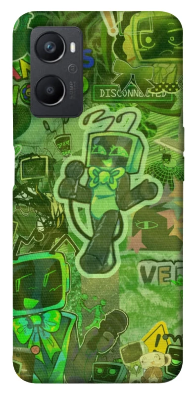 Чохол на Oppo A96 Dandysworld tv green theme фото 1 з 1