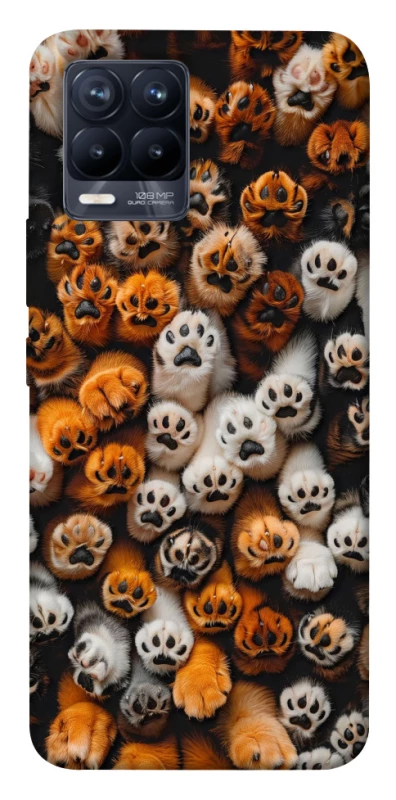 Чехол на Realme 8 Сat paws фото 1 из 1