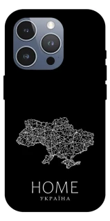 Чохол на Apple iPhone 16 Pro Max Ukraine black map фото 1 з 1