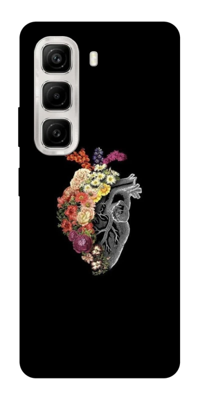Чохол на Infinix Hot 50 4G Heart with flowers фото 1 з 1