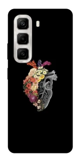 Чохол на Infinix Hot 50 4G Heart with flowers фото 1 з 1