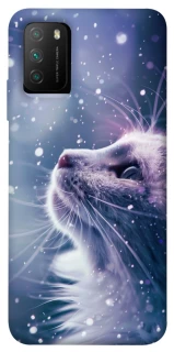 Чохол на Xiaomi Poco M3 Snow cat фото 1 з 1