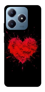 Чохол на Realme C63 Splash heart фото 1 з 1