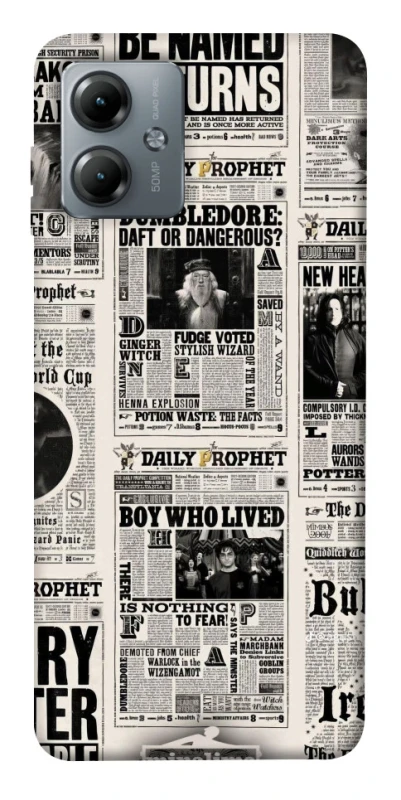 Чохол на Motorola Moto G14 Harry Potter newspaper фото 1 з 1