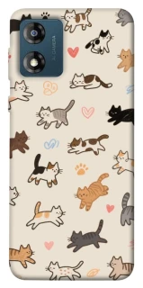 Чохол на Motorola Moto E13 Cat style ver.2 фото 1 з 1