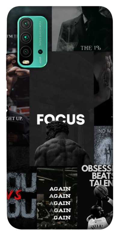 Чохол на Xiaomi Redmi Note 9 4G / Redmi 9 Power Focus collage фото 1 з 1