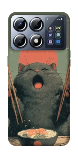 Чехол на Xiaomi POCO X8 Pro Hungry Cat фото 1 из 1